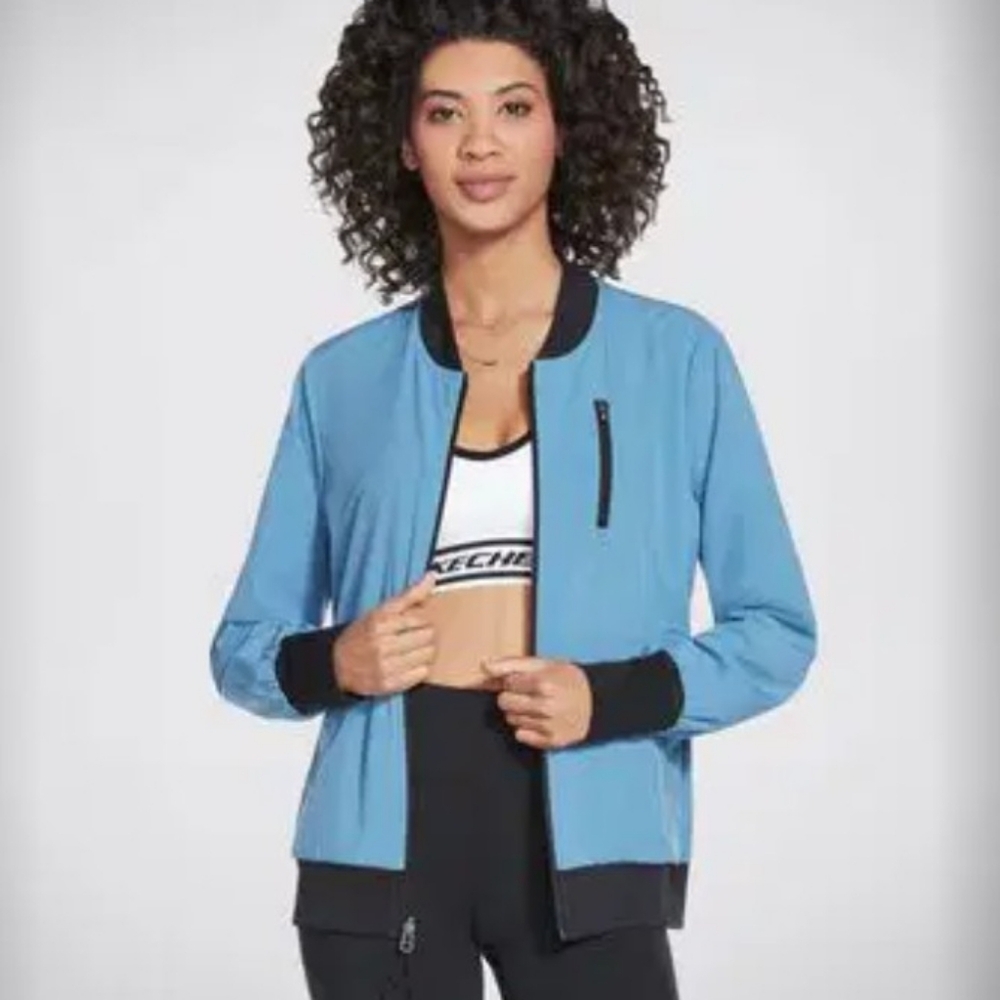 Skechers Leopard Reversible Bomber Jacket
